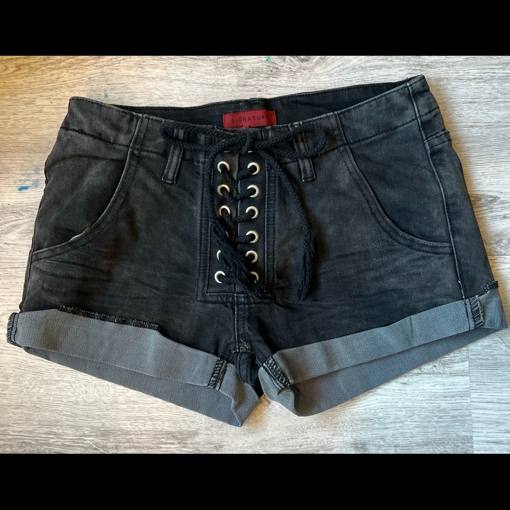 Cute tie-up Jean short- Y2K style